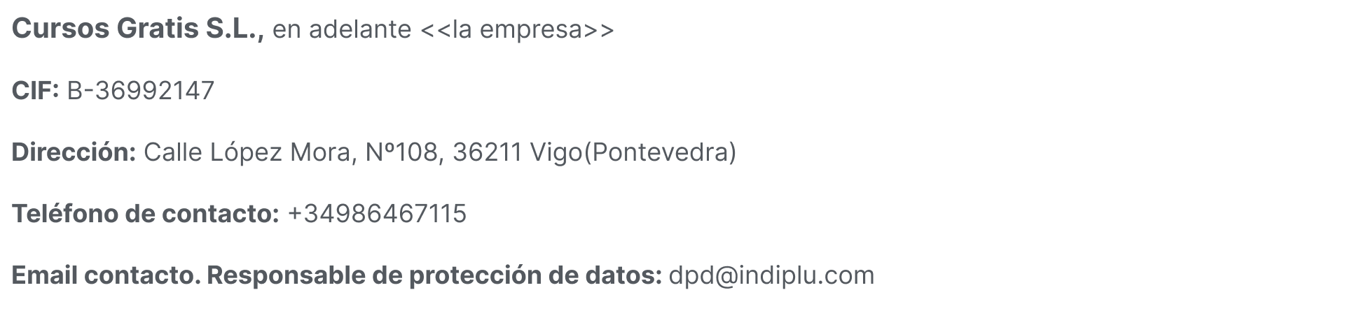 cursos gratis desempleados Chiclana de la Frontera política de privacidad